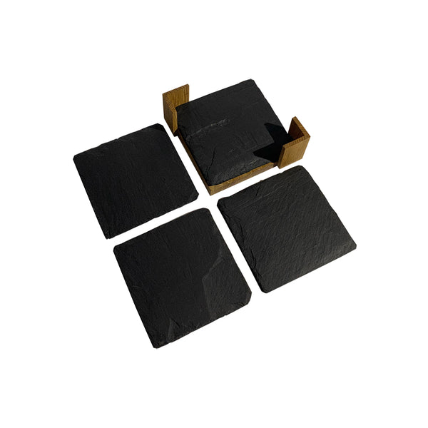 Square Slate Coasters - Set